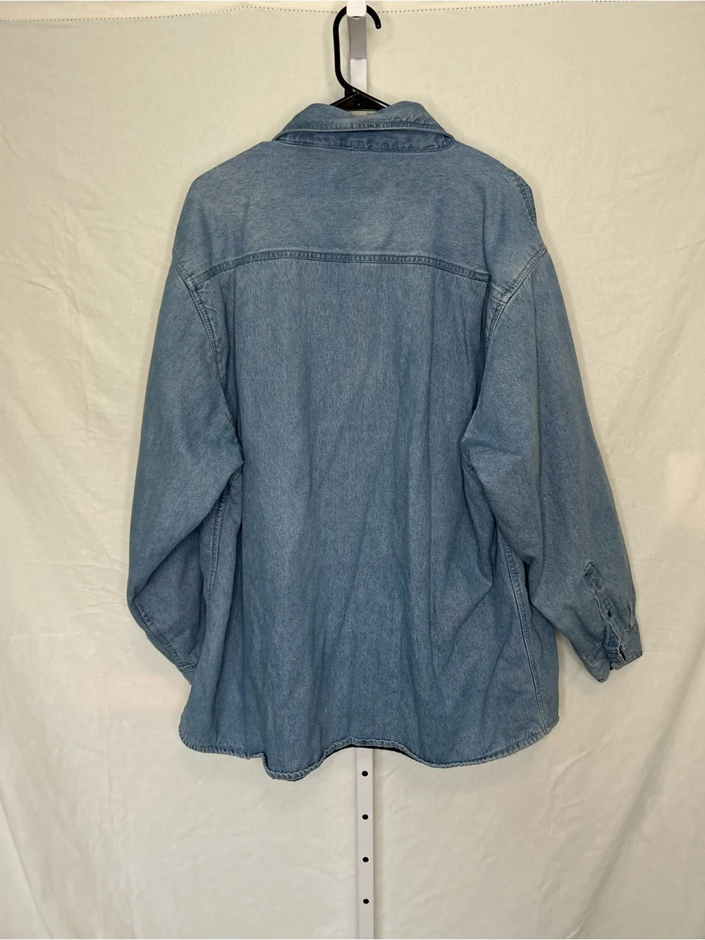 Vintage Shaver Lake Fleece Lined Denim Shirt Jacket Shacket XL